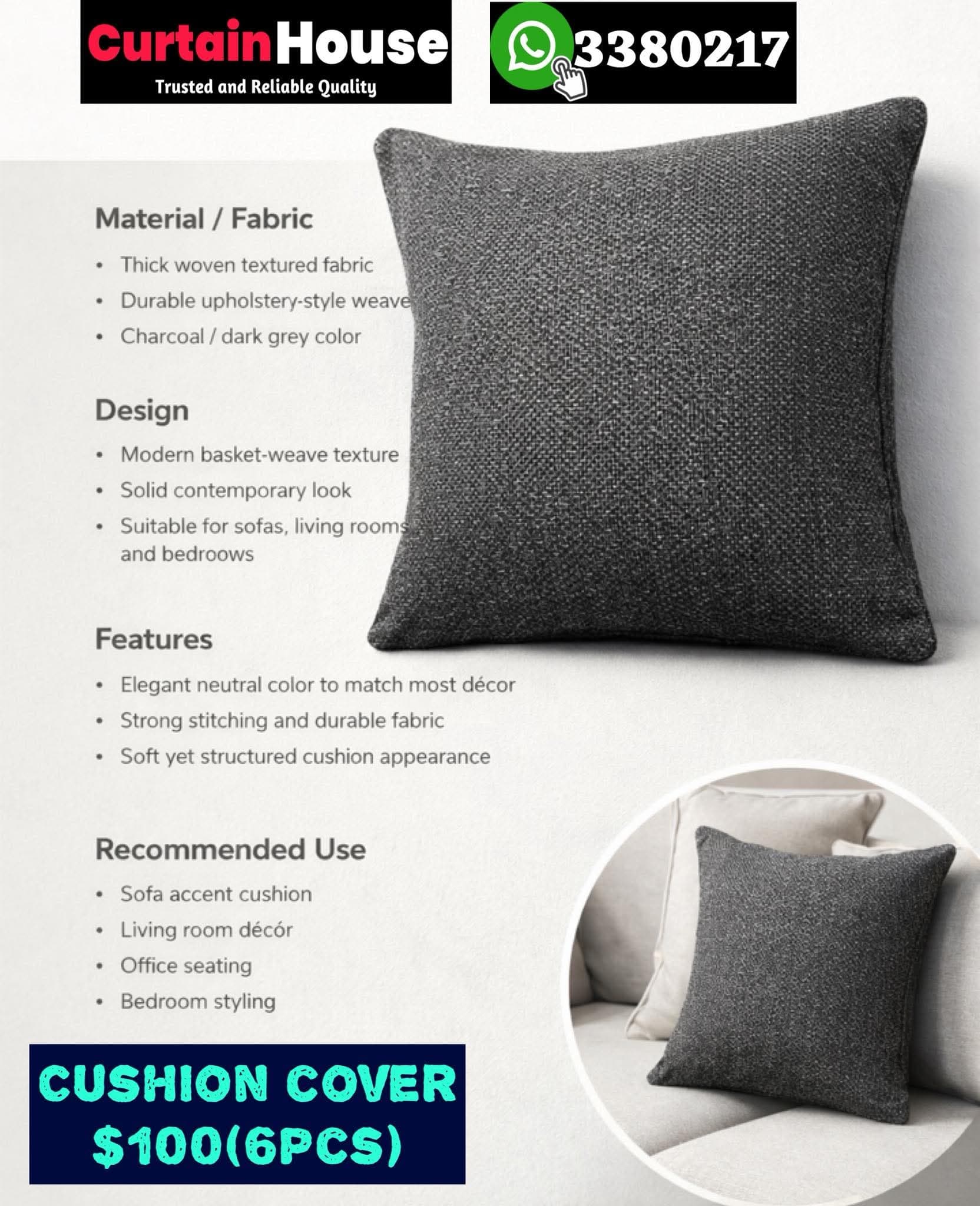 Cushion Cover-Back Zipper product